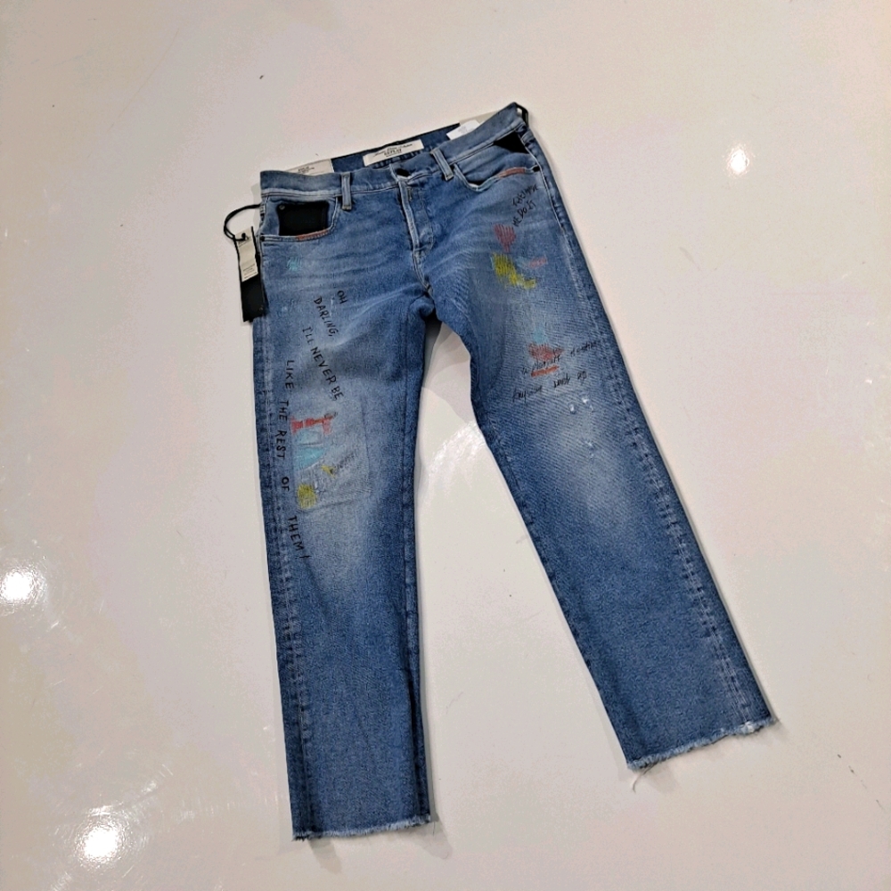 Woman's replay meastro denim collection handcraft
